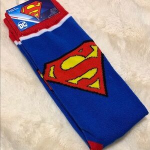 DC Superman Blue and Red Socks